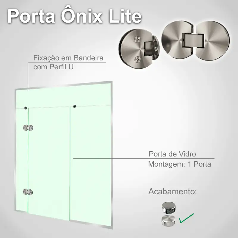 Bandeira 1 Folha Escovado